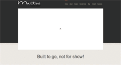 Desktop Screenshot of mattoscustomguitars.com